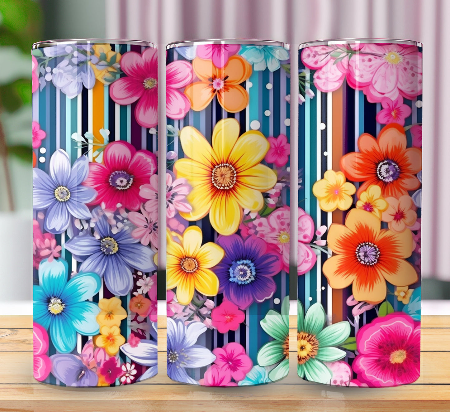 Floral Sublimation 20oz Images Bundle