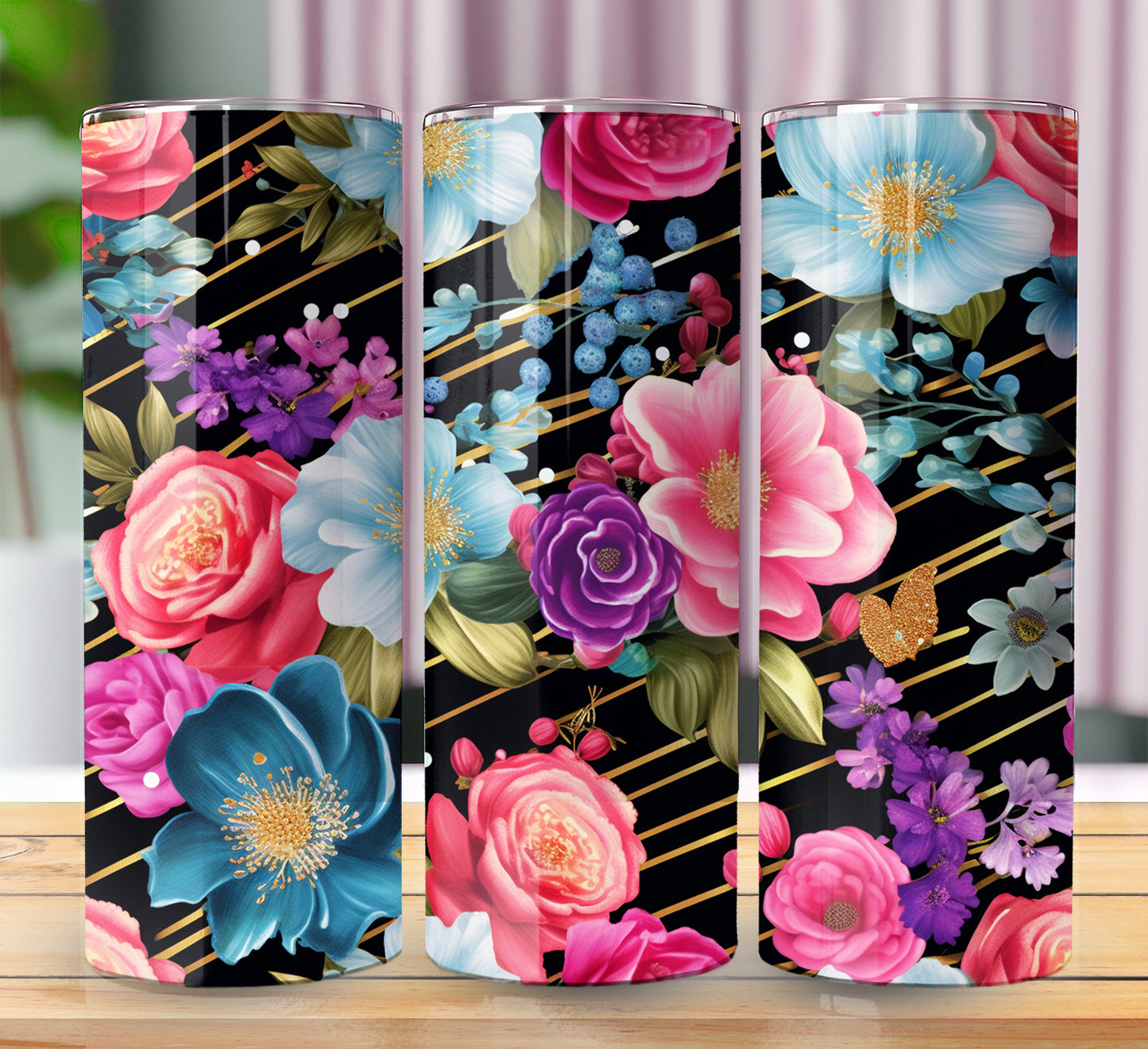 Floral Sublimation 20oz Images Bundle