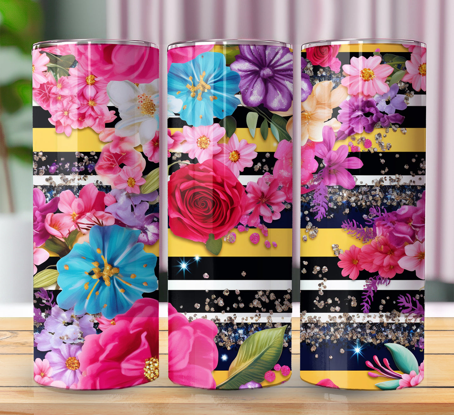 Floral Sublimation 20oz Images Bundle