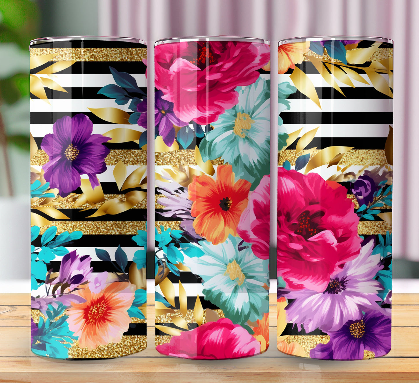 Floral Sublimation 20oz Images Bundle