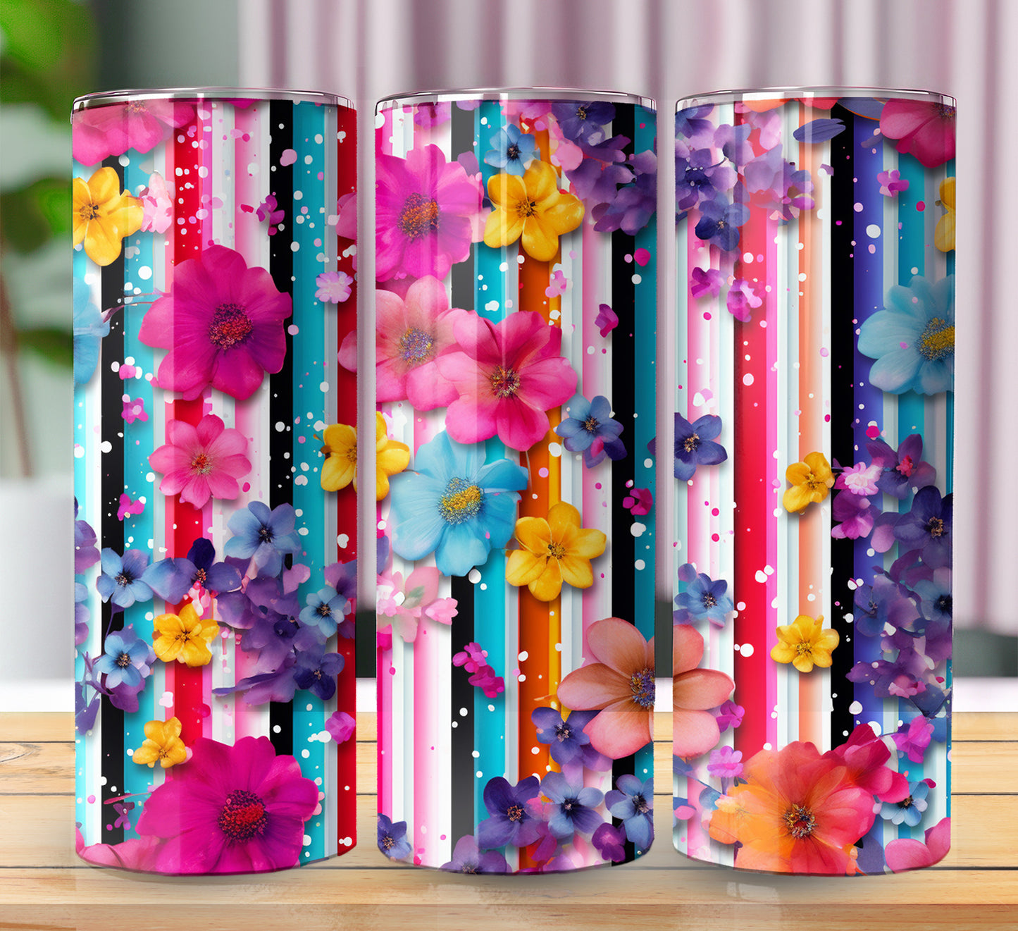 Floral Sublimation 20oz Images Bundle