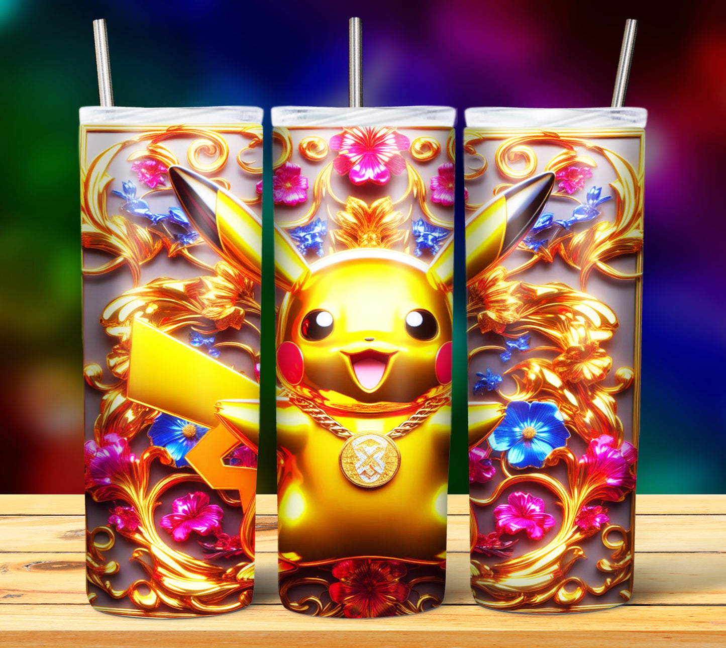 40+ Cartoon Gold Sublimation 20oz Tumbler Images Bundle