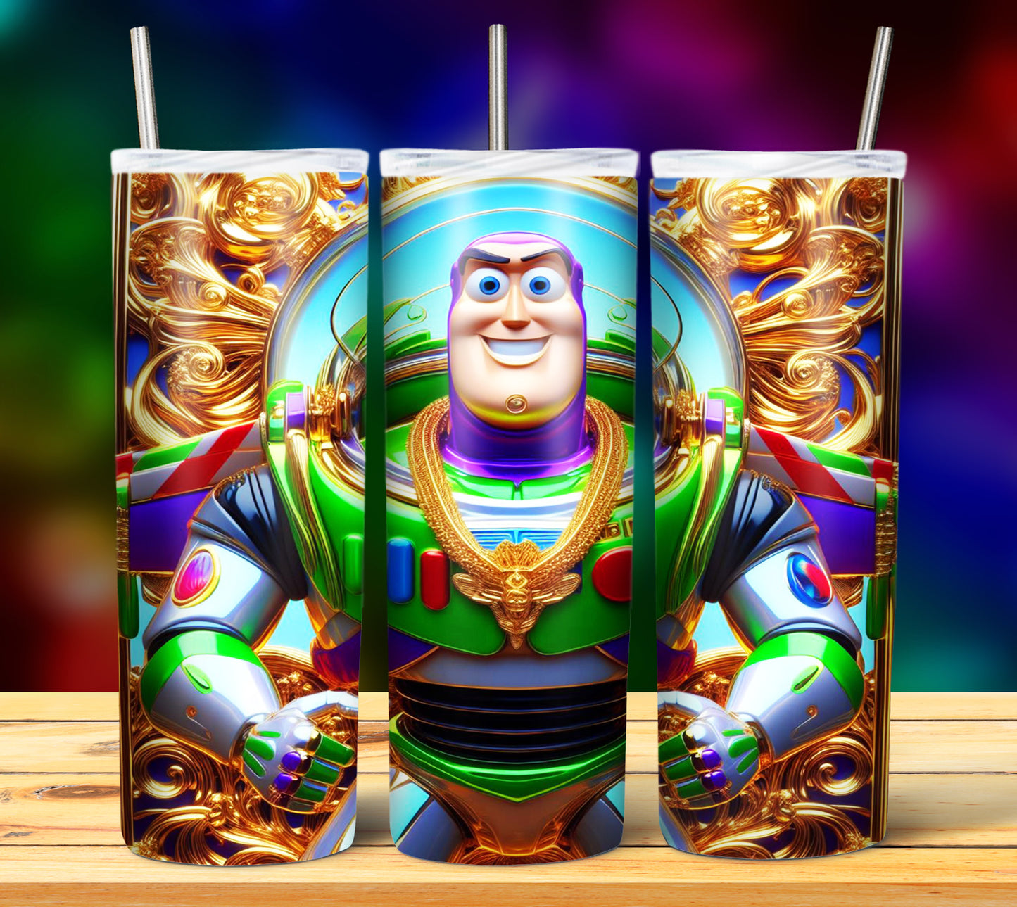 40+ Cartoon Gold Sublimation 20oz Tumbler Images Bundle