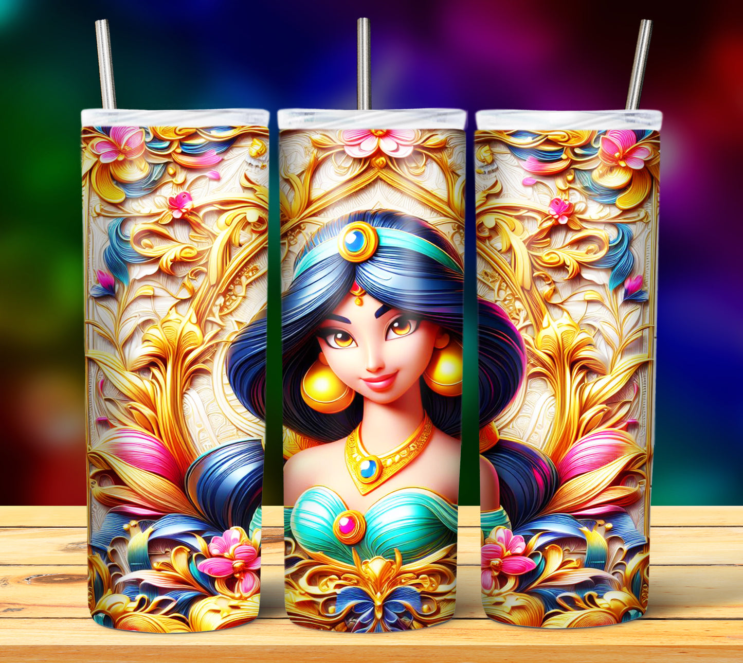 40+ Cartoon Gold Sublimation 20oz Tumbler Images Bundle