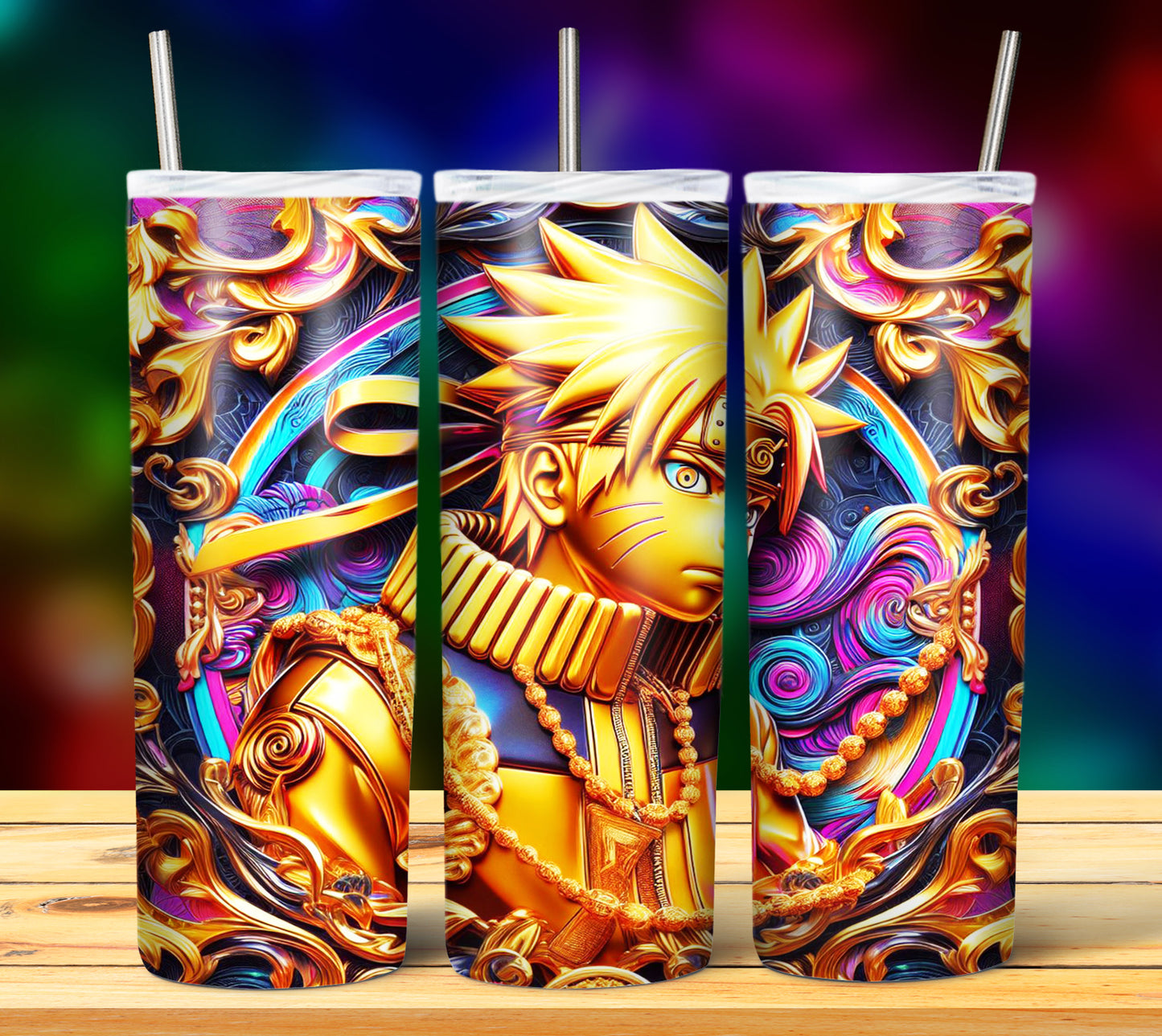 40+ Cartoon Gold Sublimation 20oz Tumbler Images Bundle