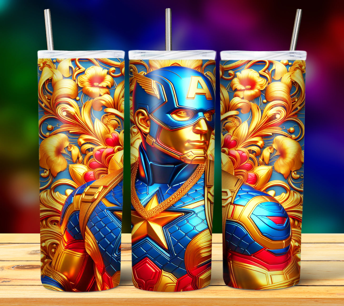 40+ Cartoon Gold Sublimation 20oz Tumbler Images Bundle