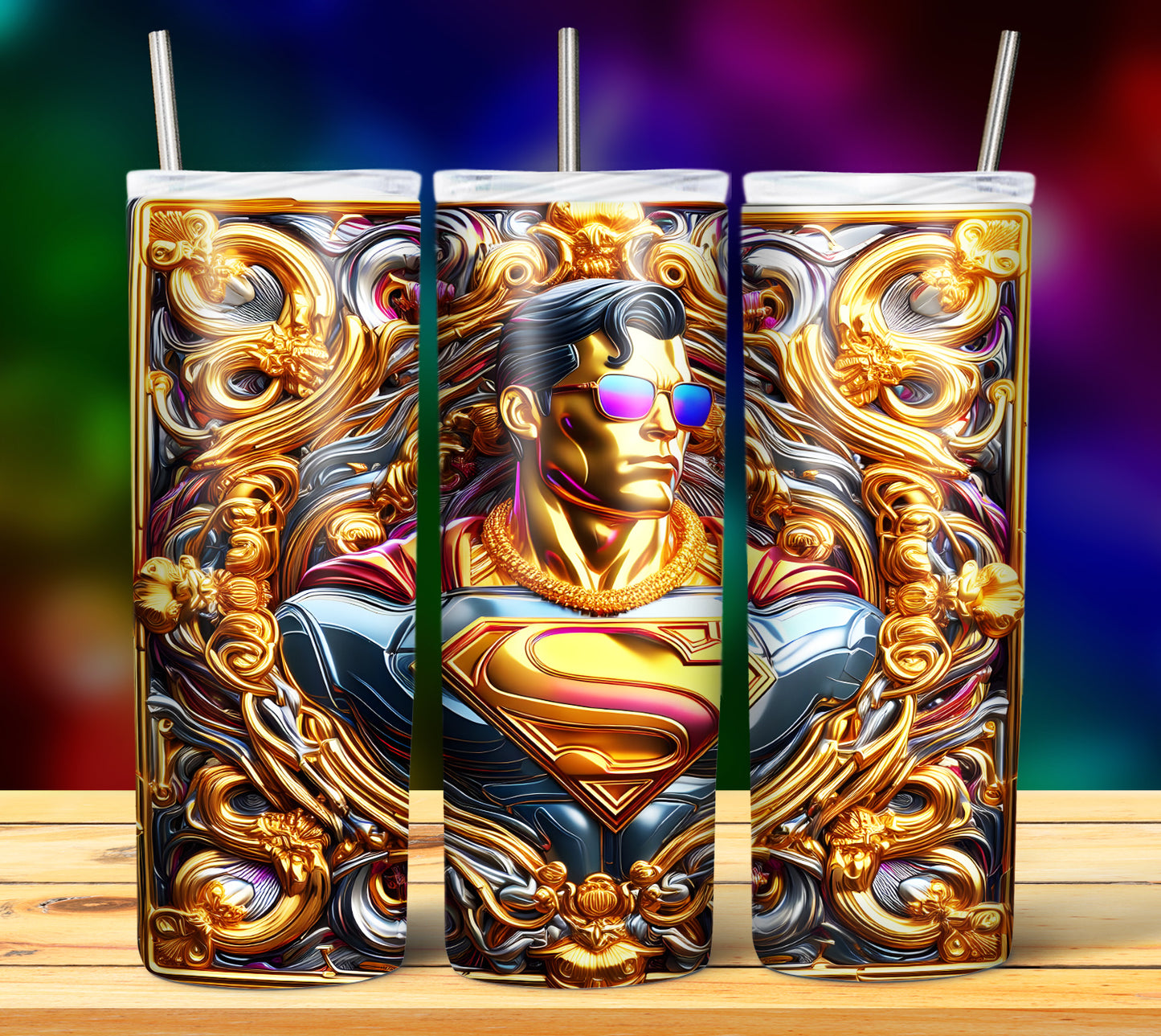 40+ Cartoon Gold Sublimation 20oz Tumbler Images Bundle