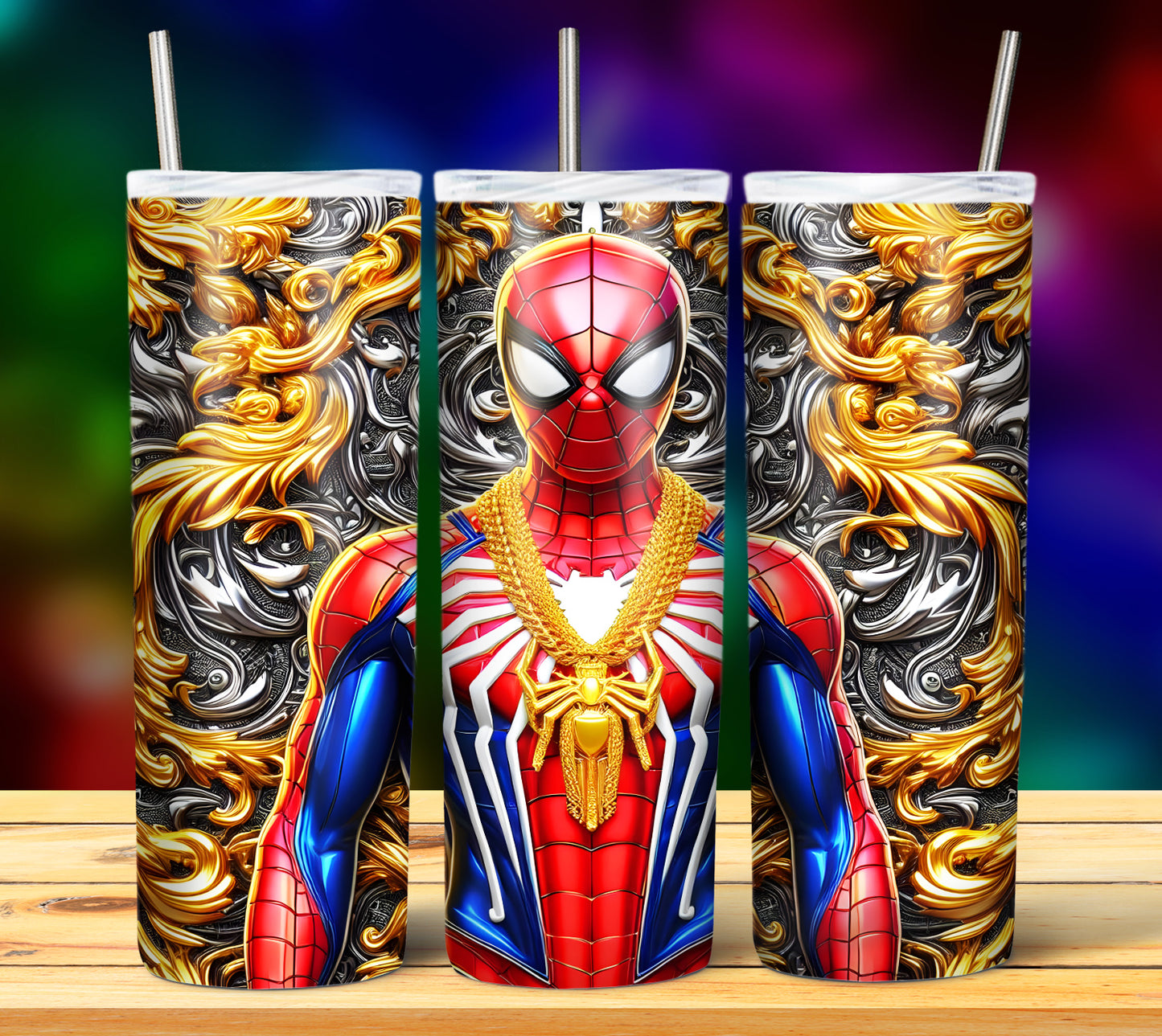 40+ Cartoon Gold Sublimation 20oz Tumbler Images Bundle