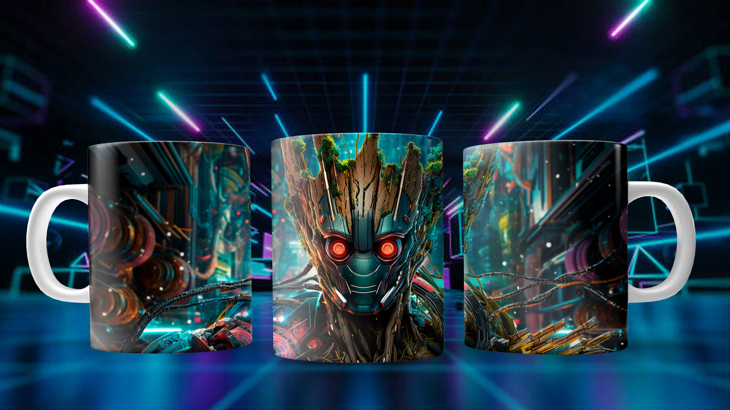 34 Robotic Sublimation Mug Images Bundle