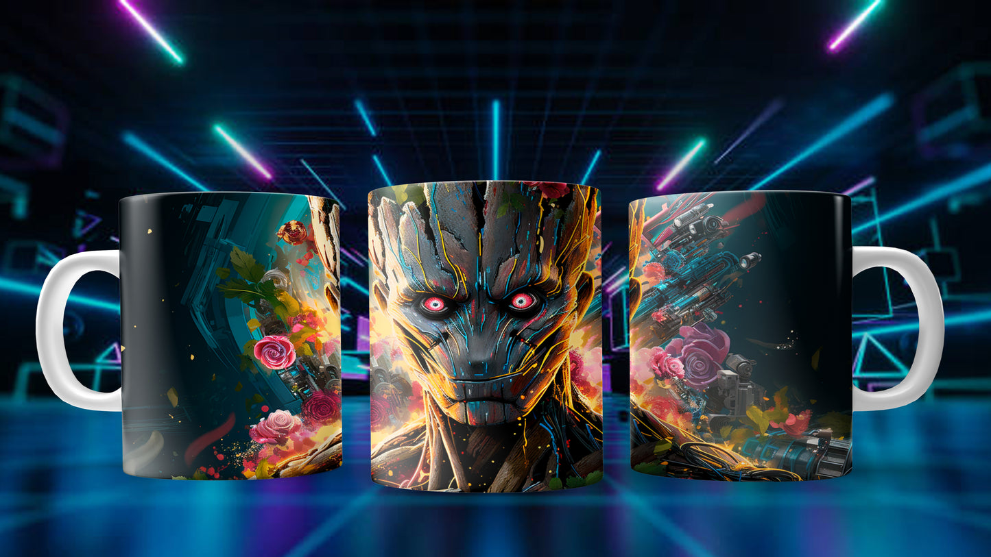 34 Robotic Sublimation Mug Images Bundle