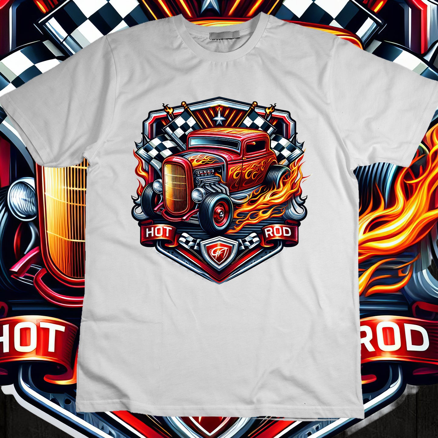 Hotrod Sublimation T-Shirt Image Bundle