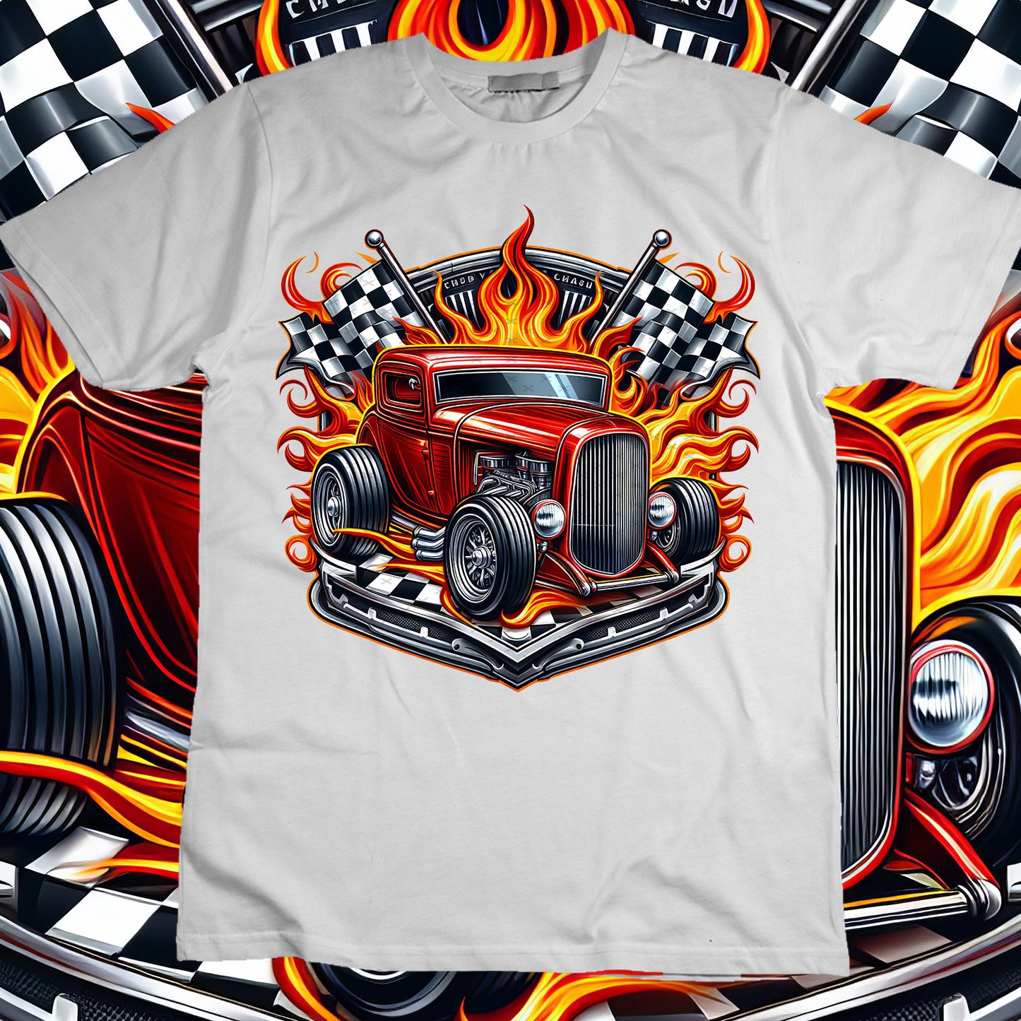 Hotrod Sublimation T-Shirt Image Bundle