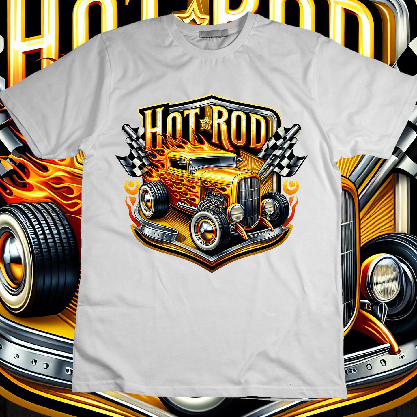 Hotrod Sublimation T-Shirt Image Bundle