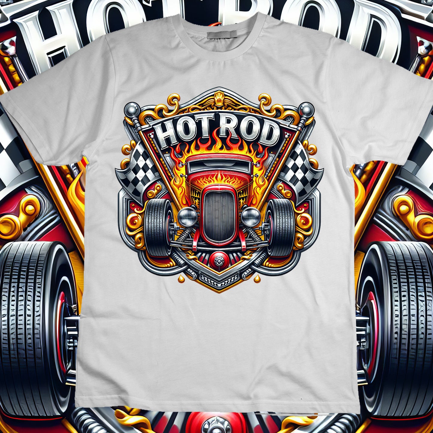 Hotrod Sublimation T-Shirt Image Bundle