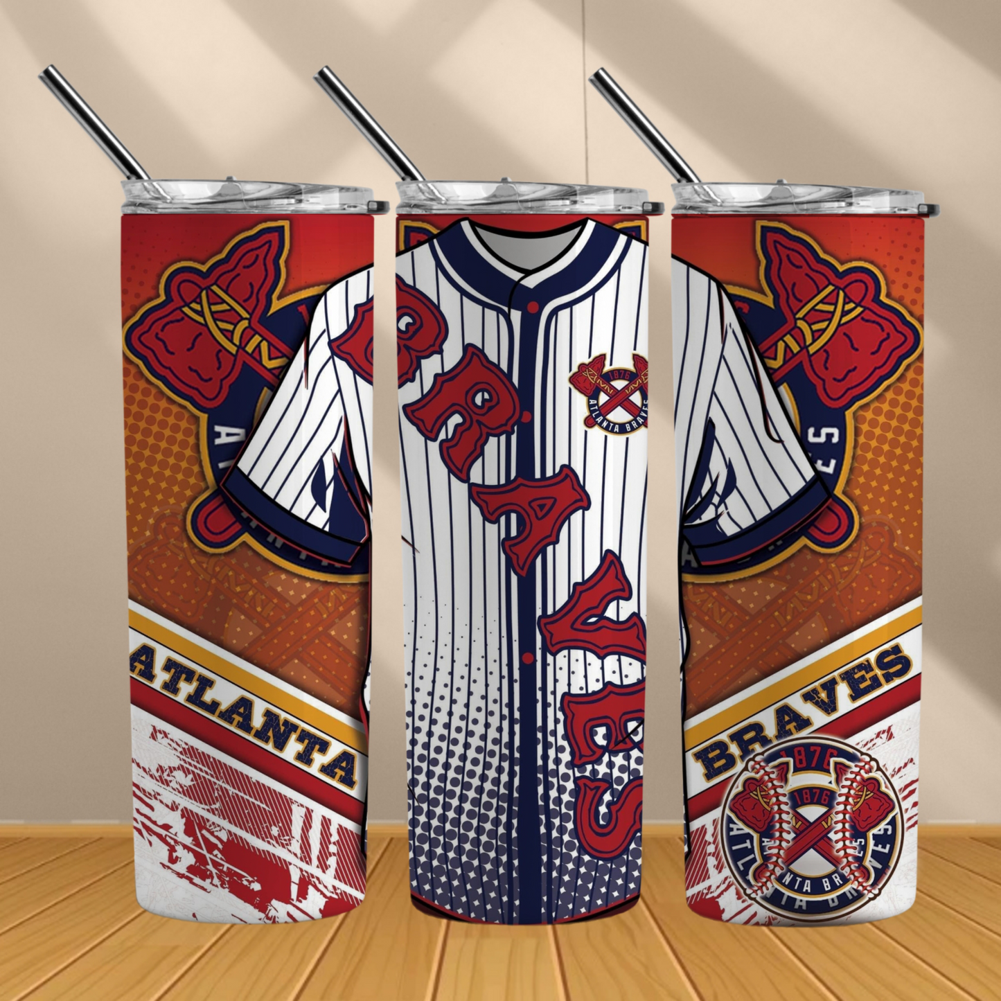 Baseball 20oz Sublimation Tumbler Image