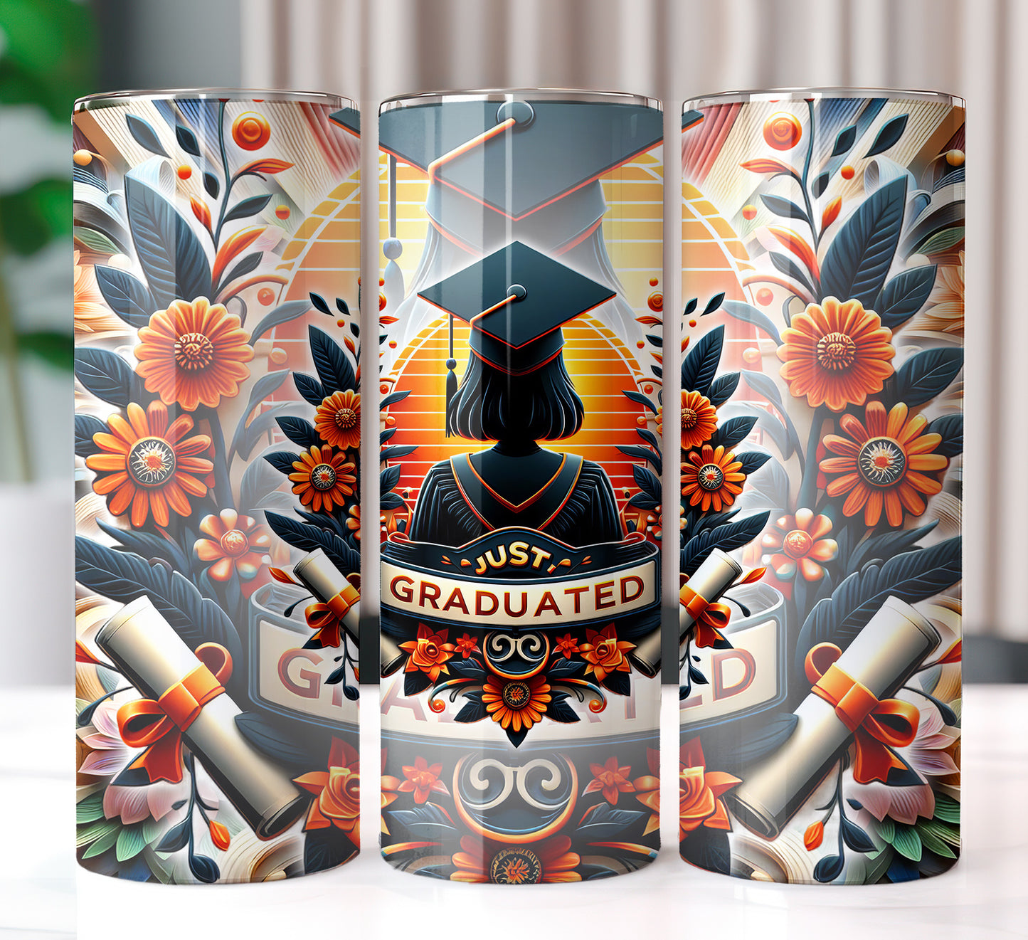 Just Graduated 20oz Sublimation Image Bundle