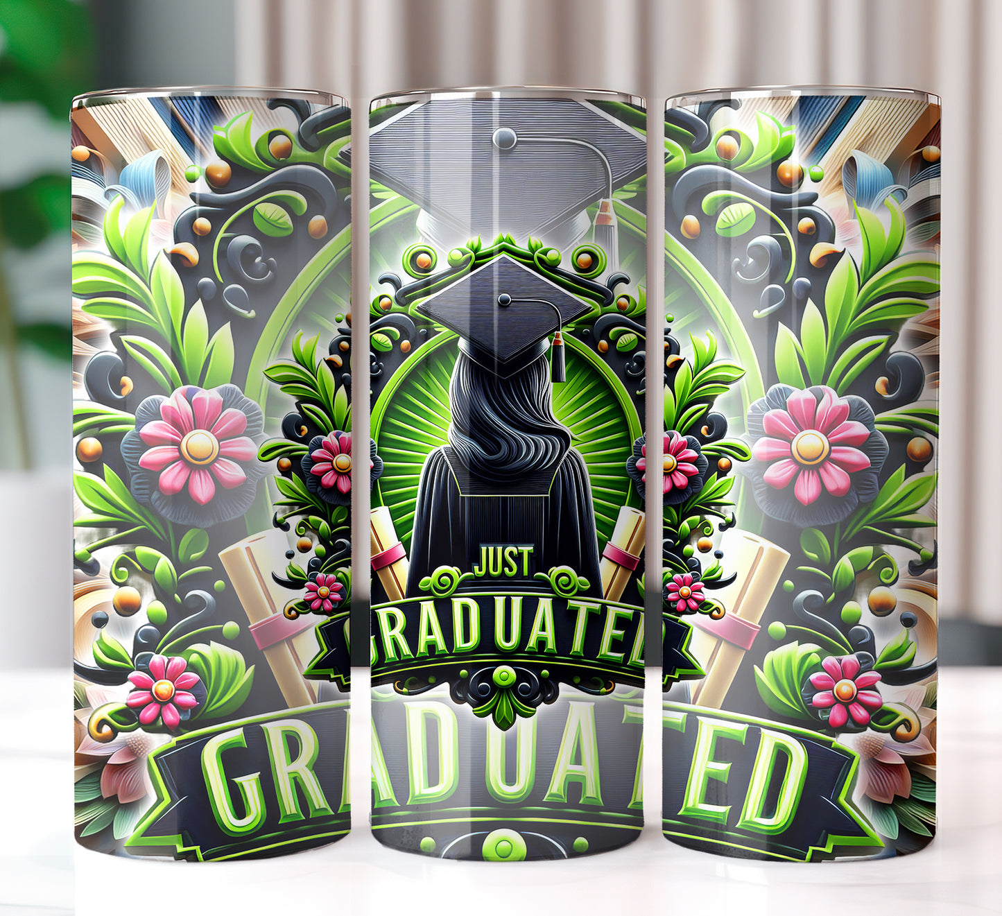 Just Graduated 20oz Sublimation Image Bundle