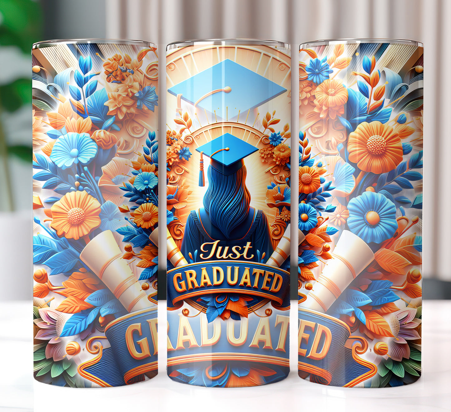 Just Graduated 20oz Sublimation Image Bundle