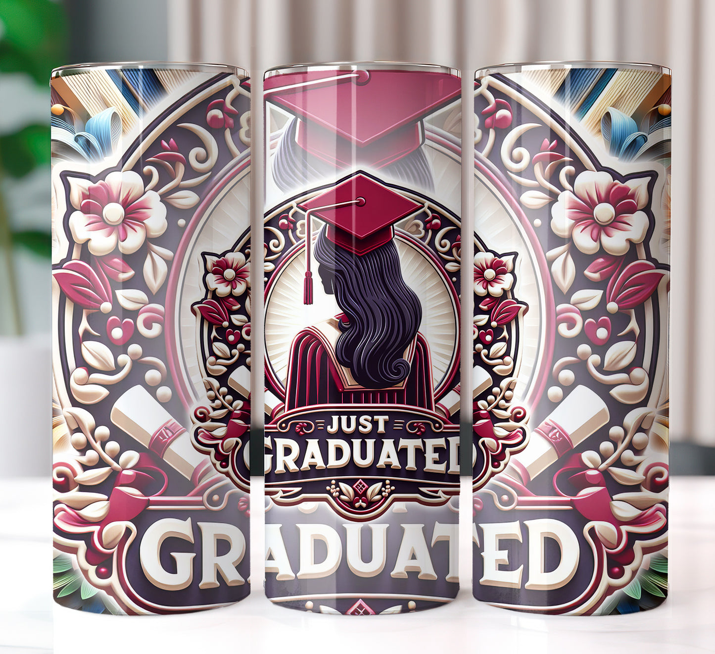 Just Graduated 20oz Sublimation Image Bundle