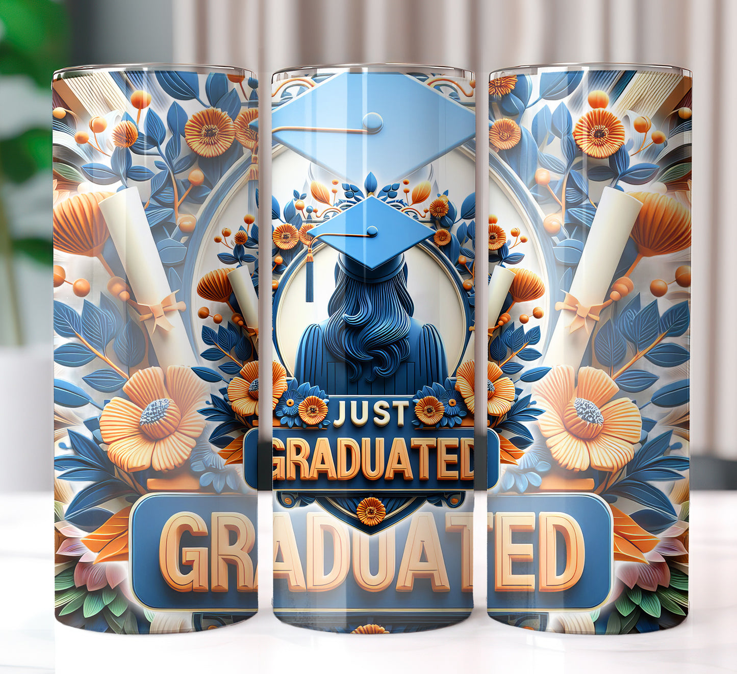 Just Graduated 20oz Sublimation Image Bundle