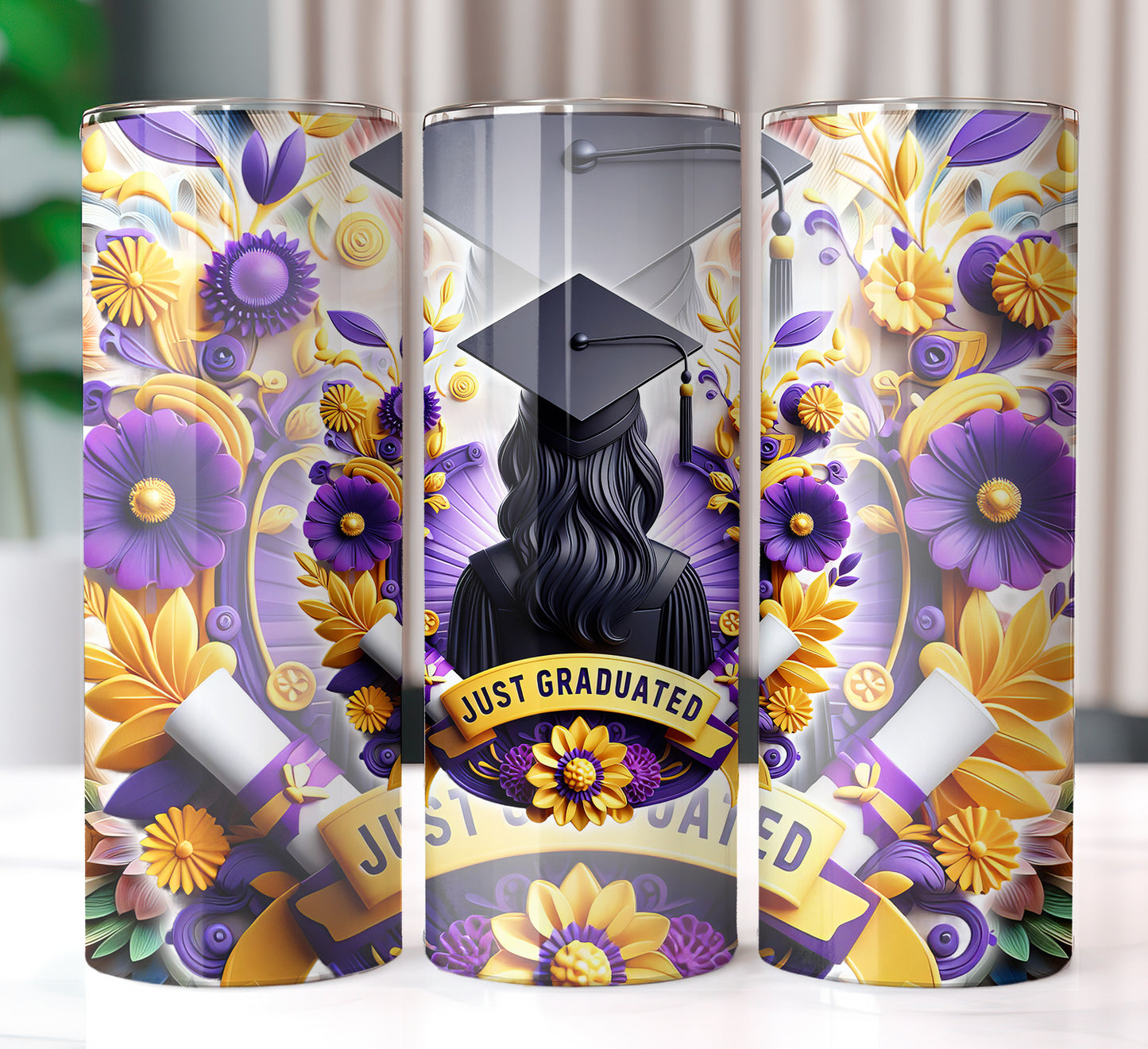 Just Graduated 20oz Sublimation Image Bundle