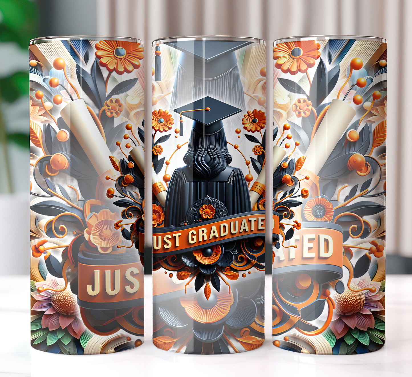 Just Graduated 20oz Sublimation Image Bundle