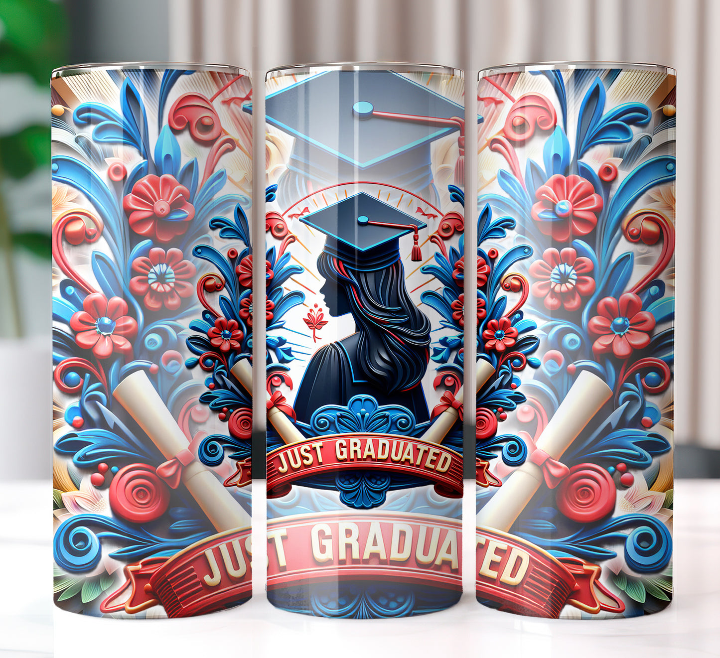 Just Graduated 20oz Sublimation Image Bundle