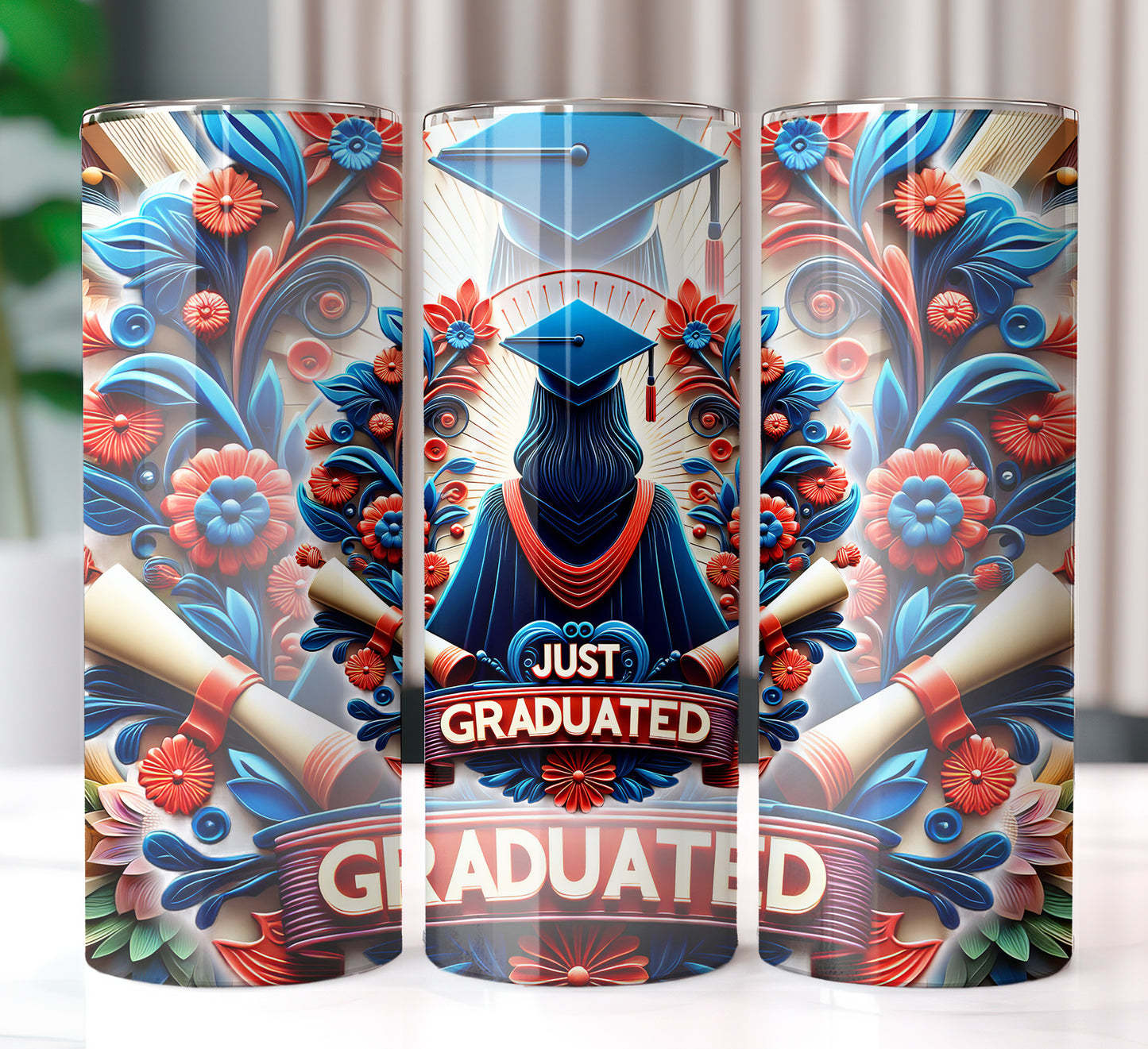 Just Graduated 20oz Sublimation Image Bundle