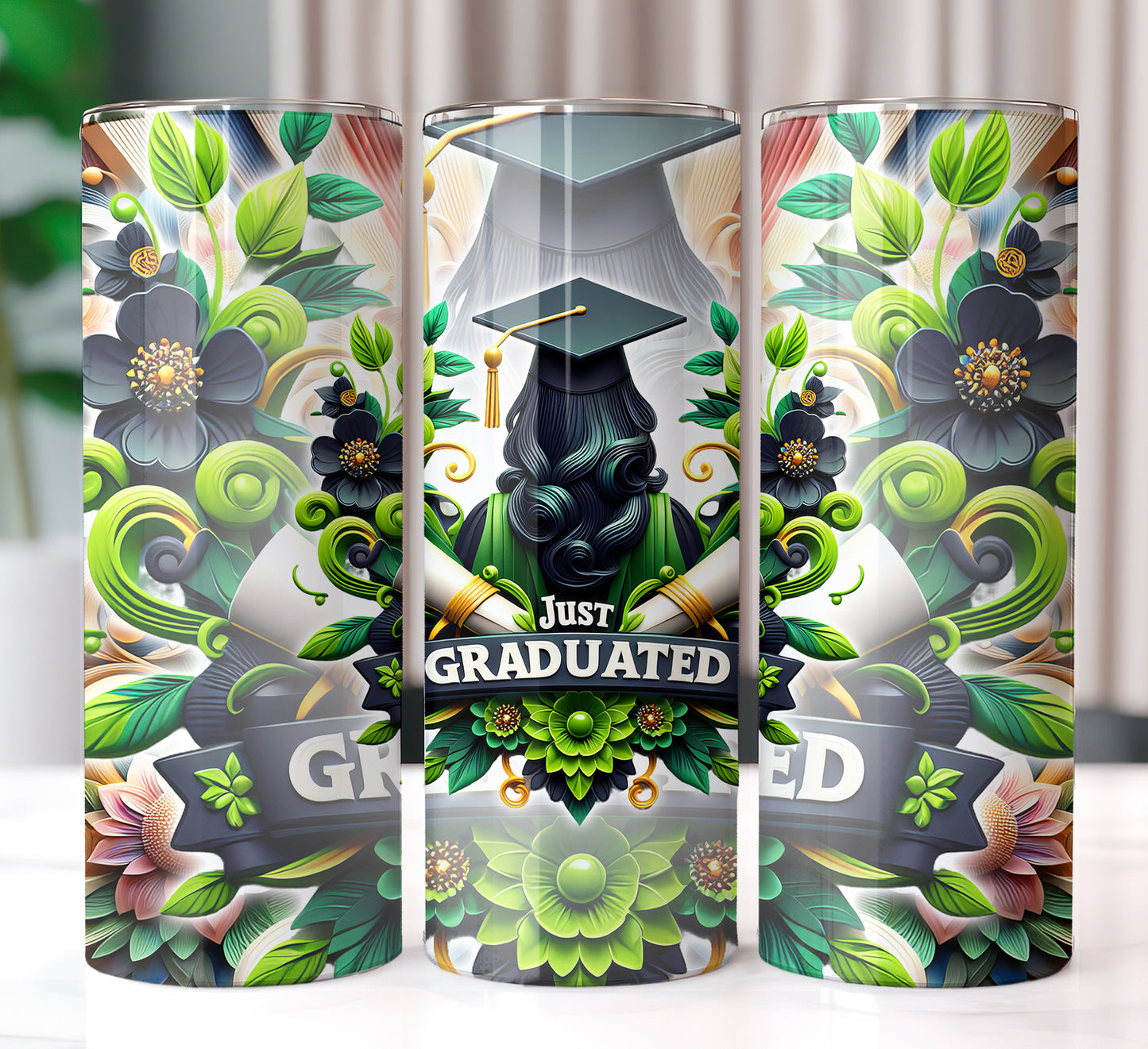 Just Graduated 20oz Sublimation Image Bundle