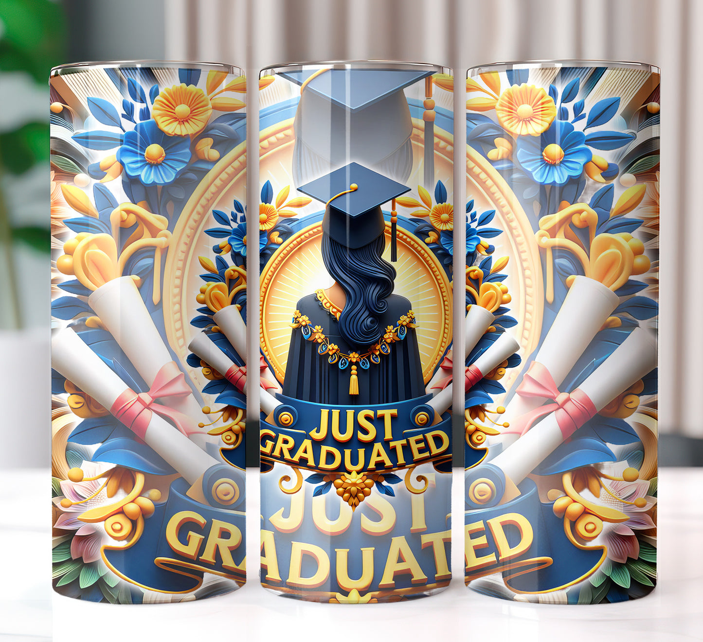 Just Graduated 20oz Sublimation Image Bundle