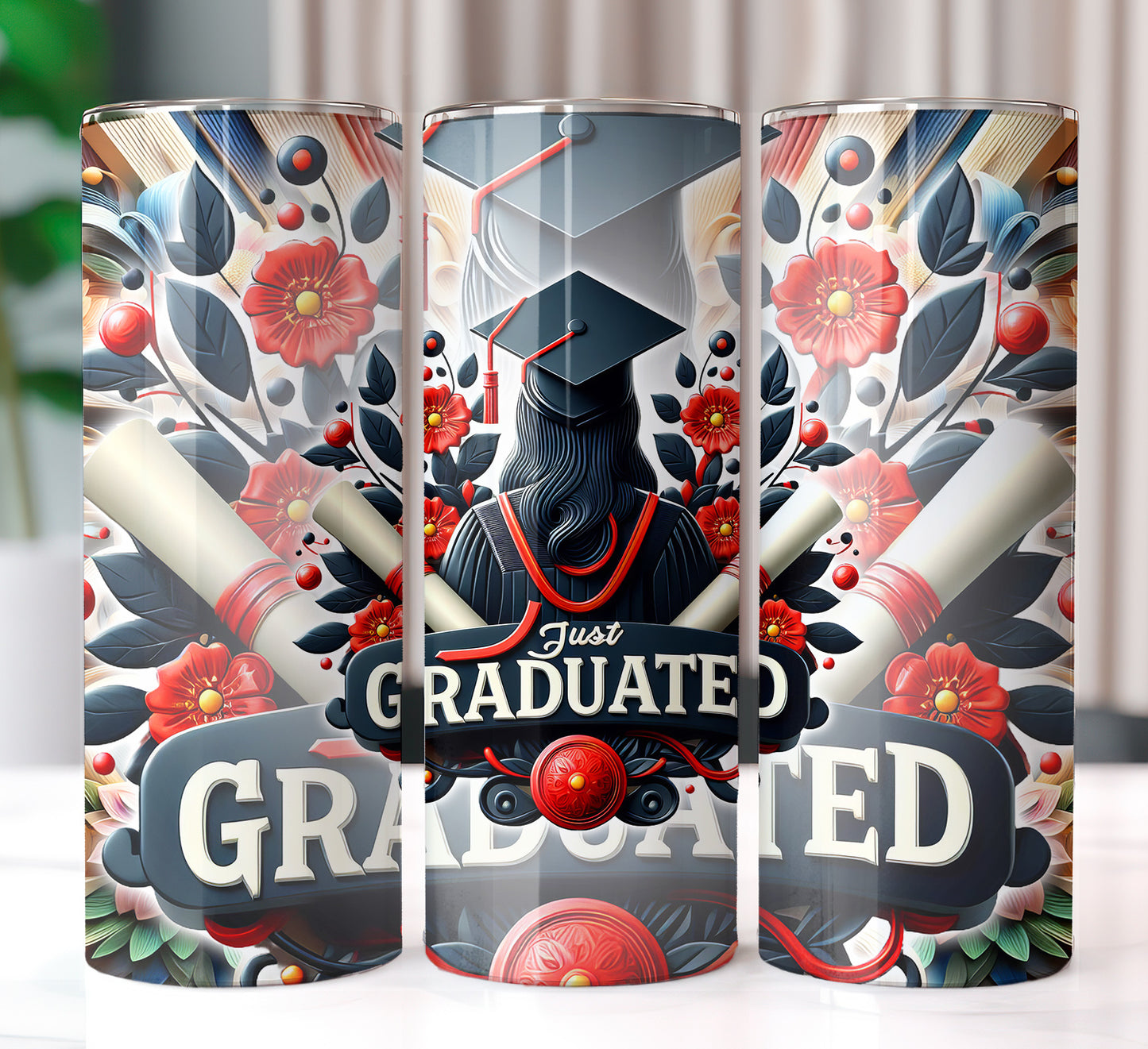 Just Graduated 20oz Sublimation Image Bundle