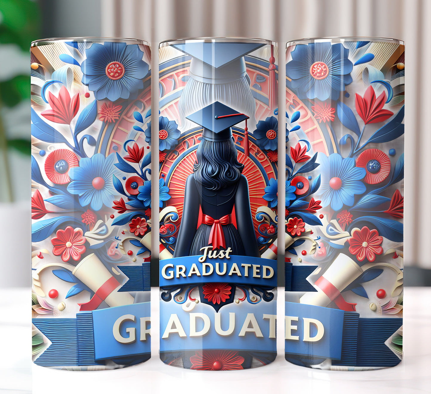 Just Graduated 20oz Sublimation Image Bundle