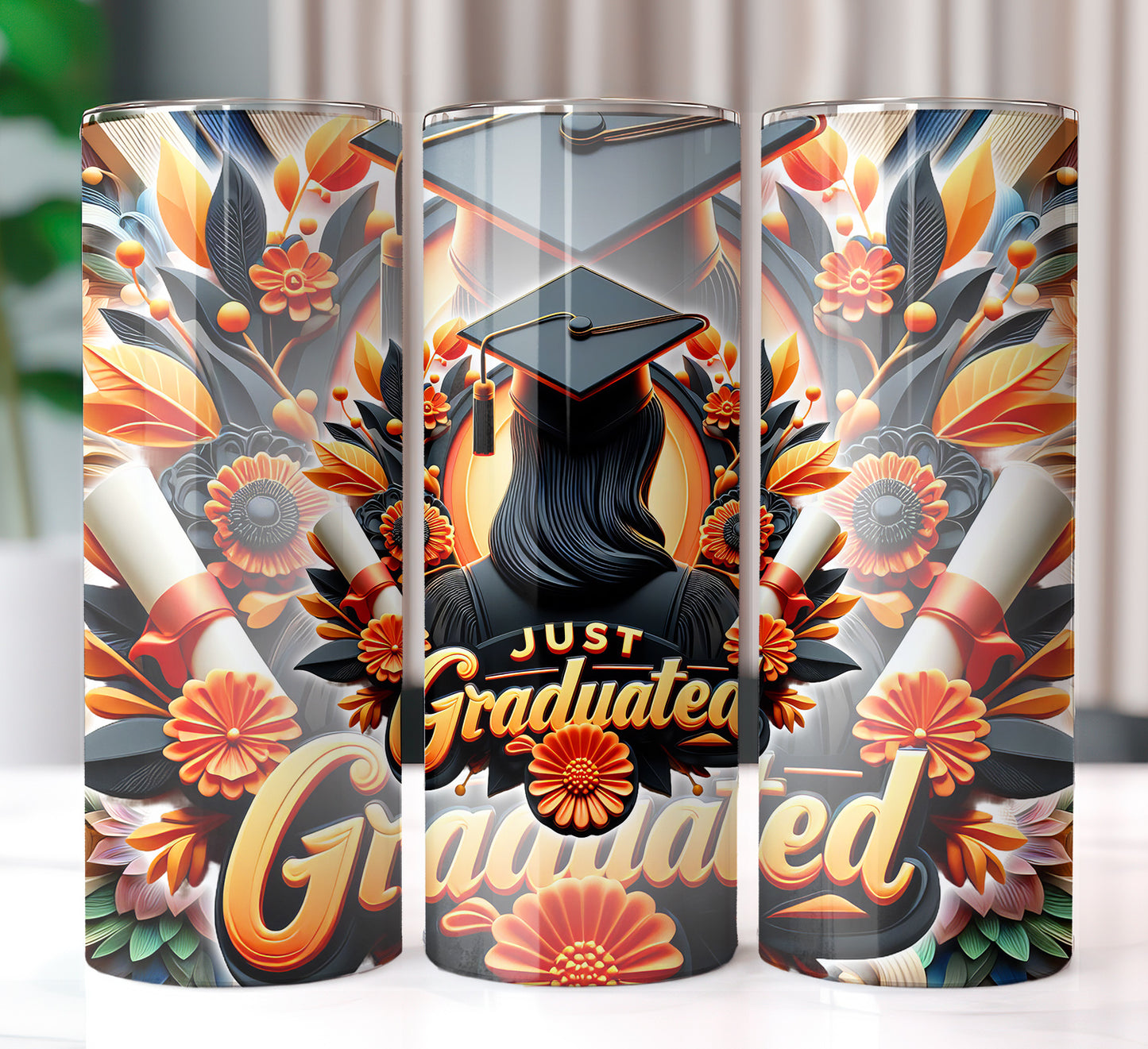 Just Graduated 20oz Sublimation Image Bundle