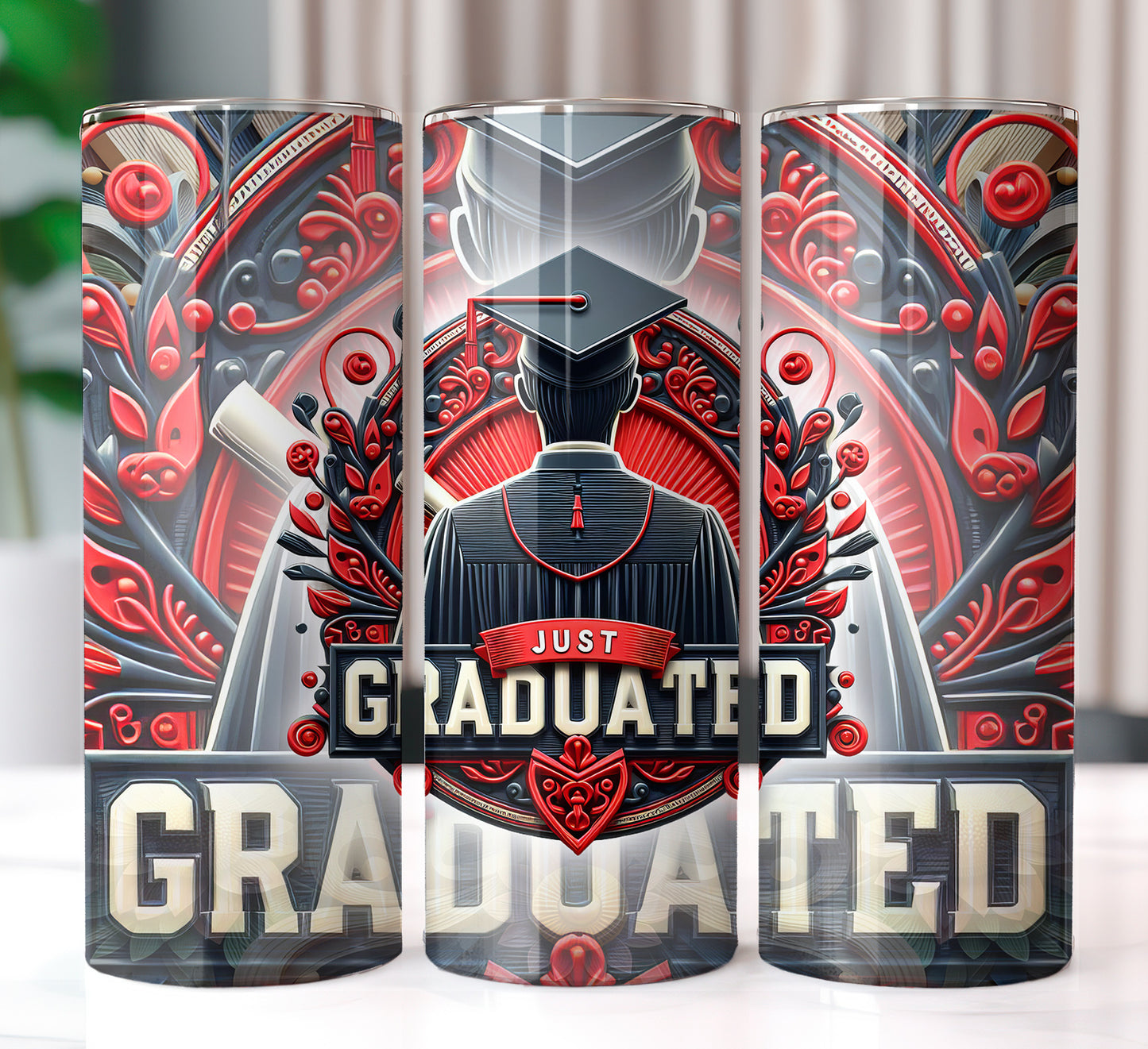 Just Graduated 20oz Sublimation Image Bundle