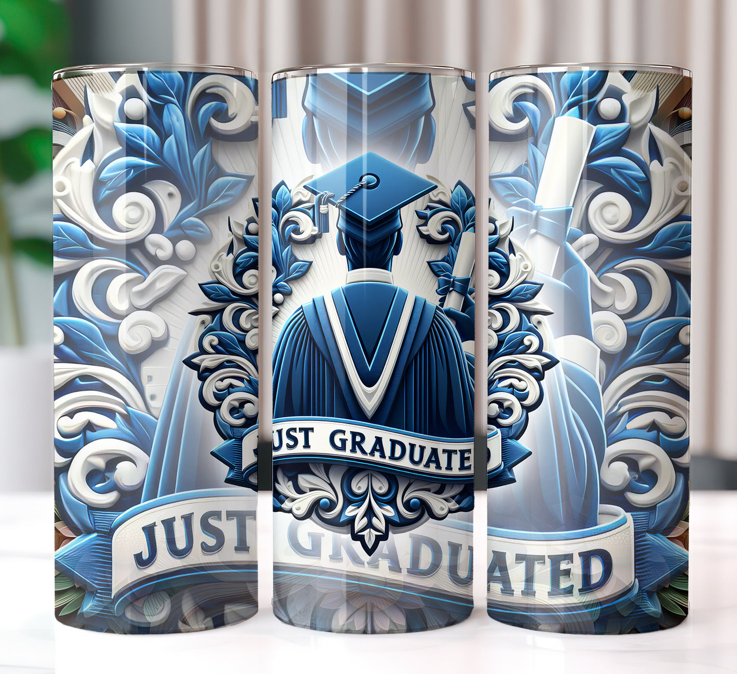 Just Graduated 20oz Sublimation Image Bundle