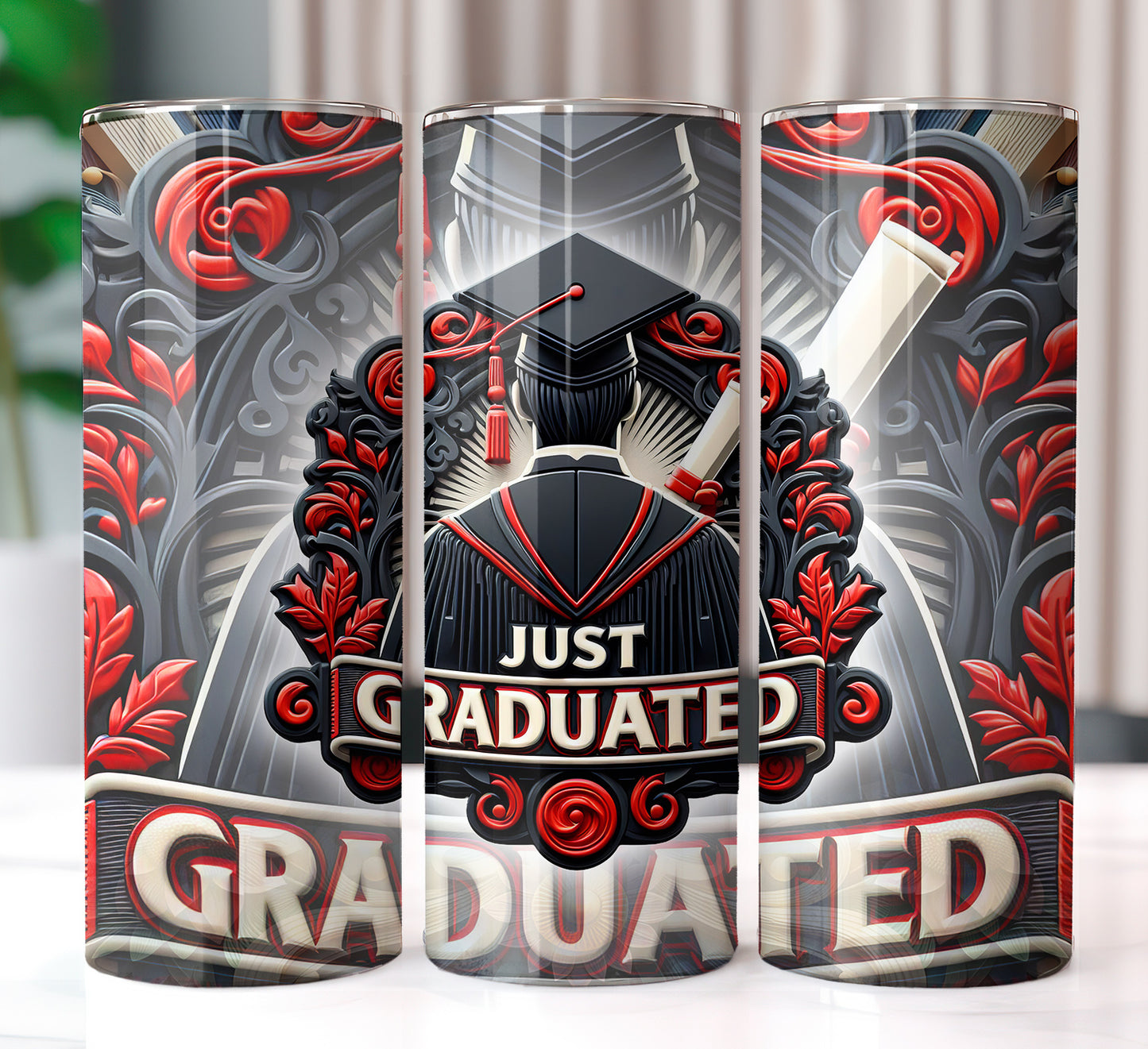 Just Graduated 20oz Sublimation Image Bundle