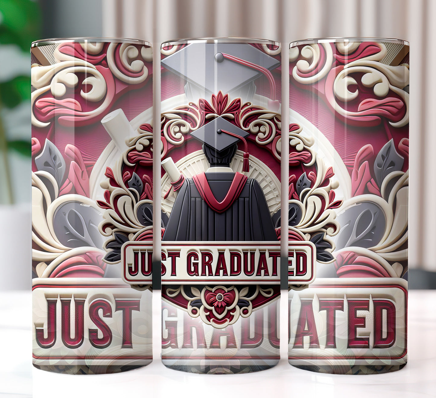 Just Graduated 20oz Sublimation Image Bundle