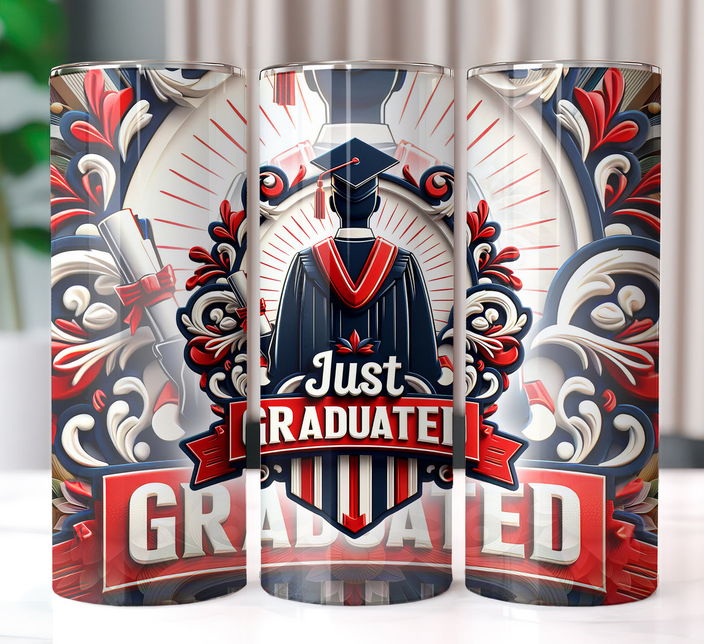 Just Graduated 20oz Sublimation Image Bundle