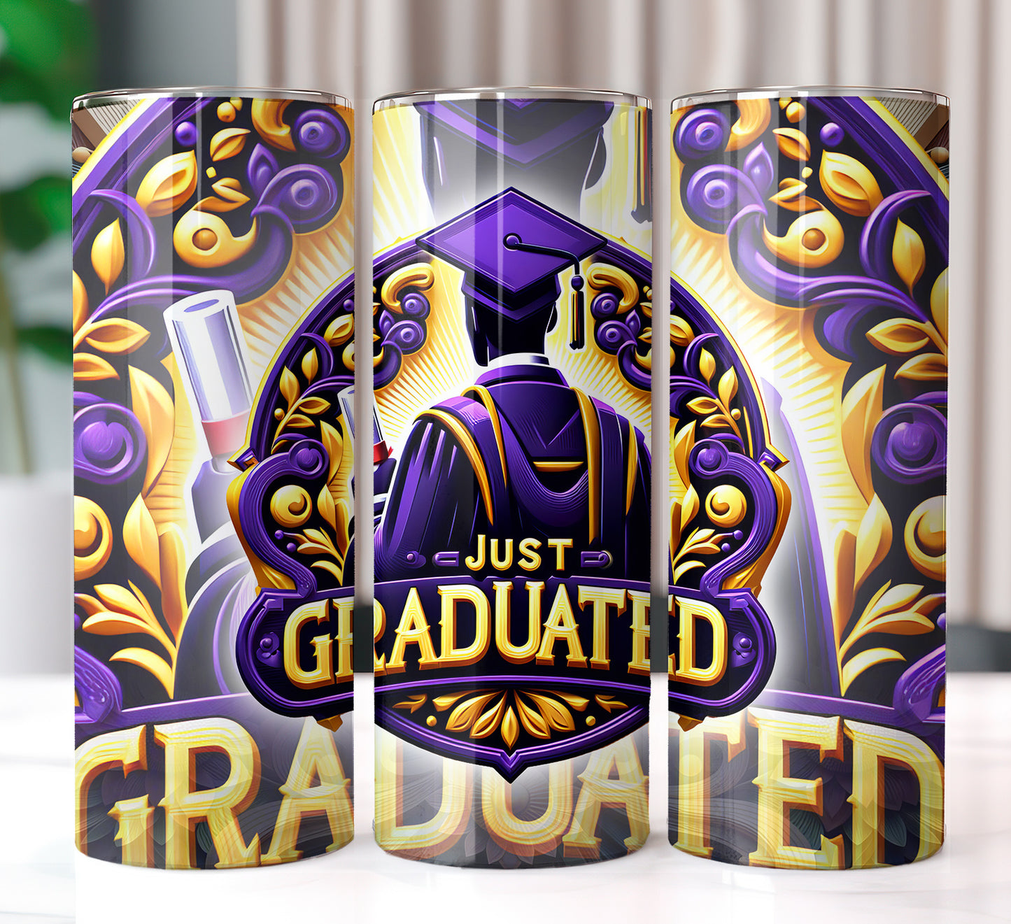 Just Graduated 20oz Sublimation Image Bundle