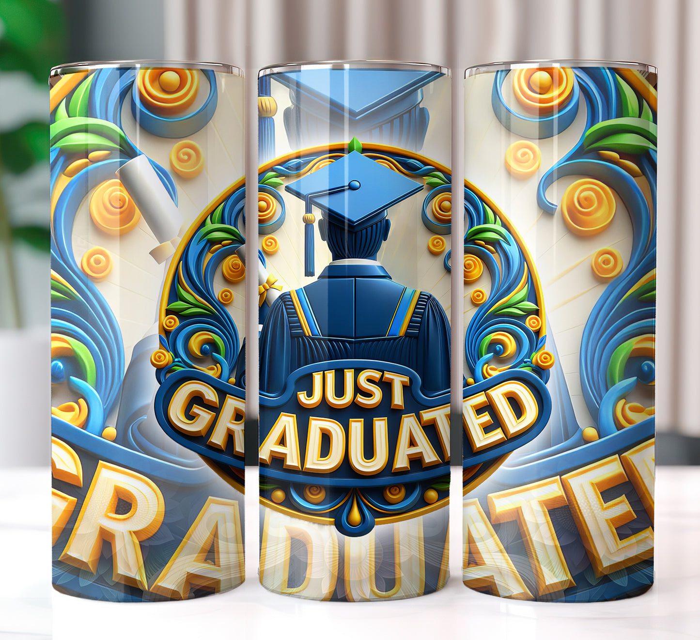 Just Graduated 20oz Sublimation Image Bundle