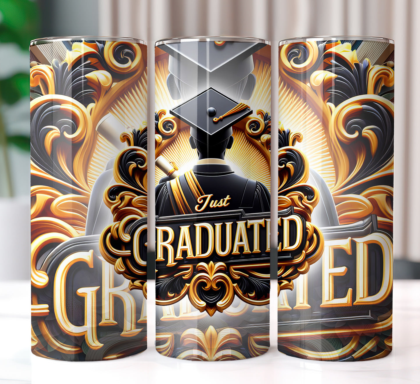 Just Graduated 20oz Sublimation Image Bundle