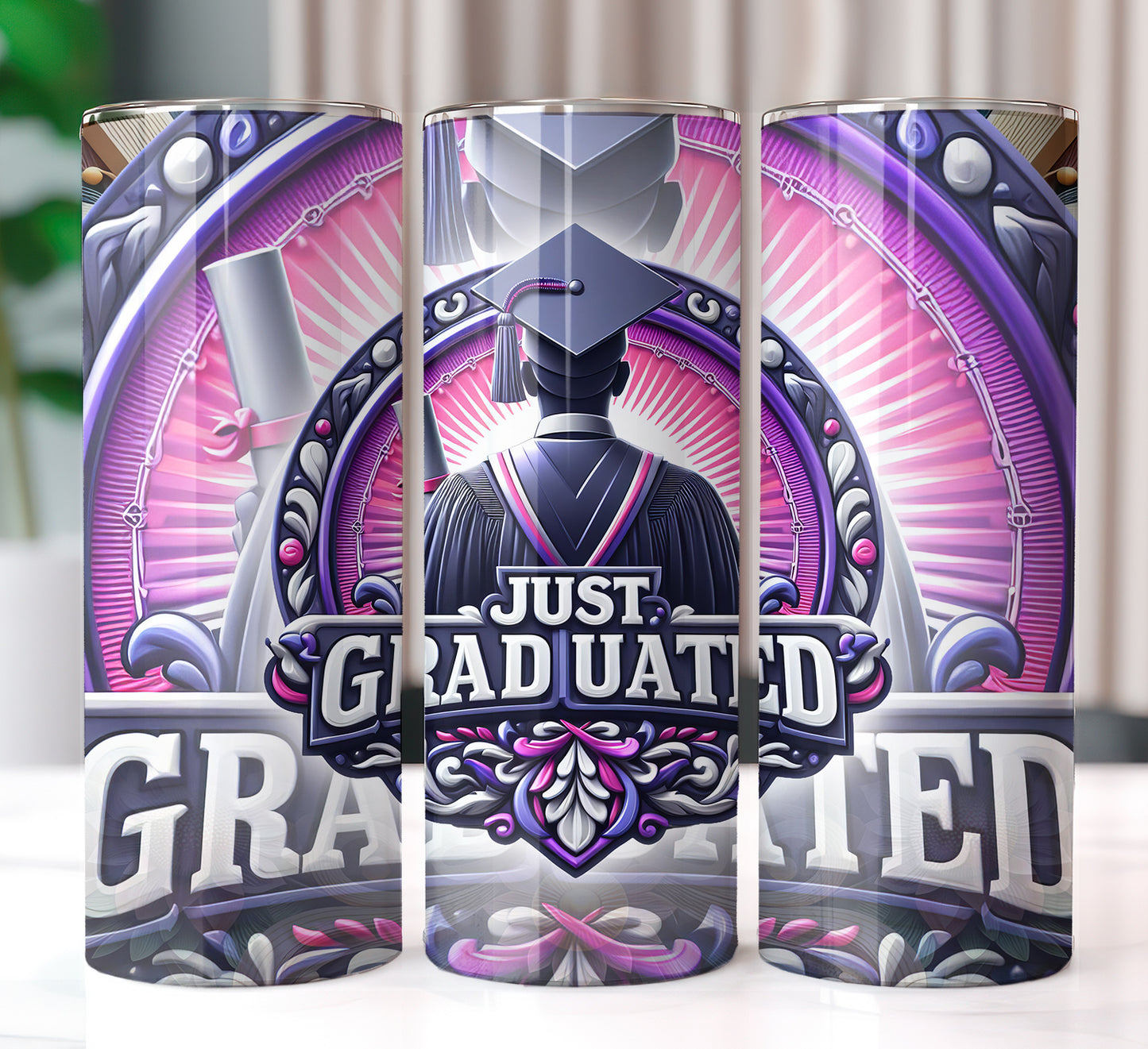 Just Graduated 20oz Sublimation Image Bundle