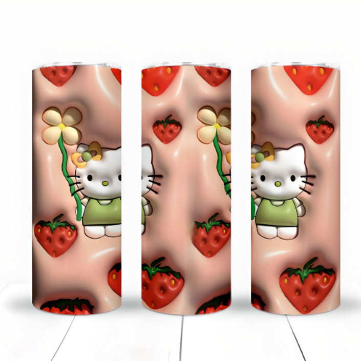 Inflate Cartoon Sublimation 20oz Tumbler Image Puff