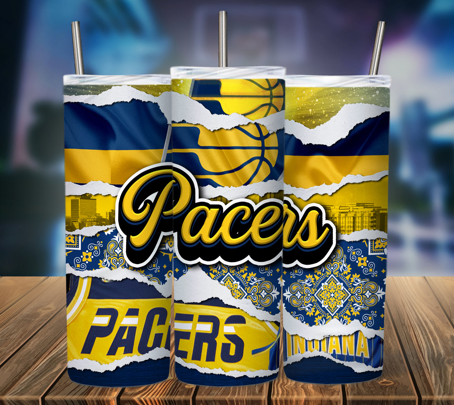 Basketball 20oz Sublimation Tumbler Image