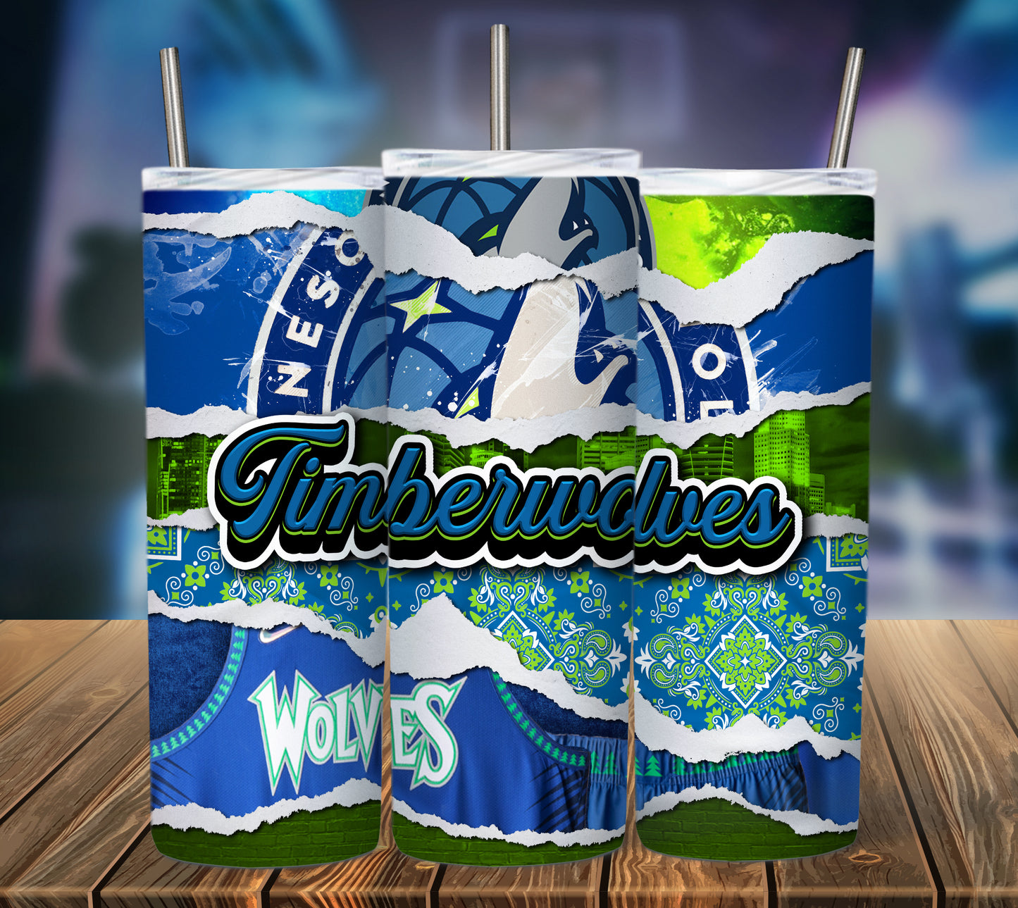 Basketball 20oz Sublimation Tumbler Image