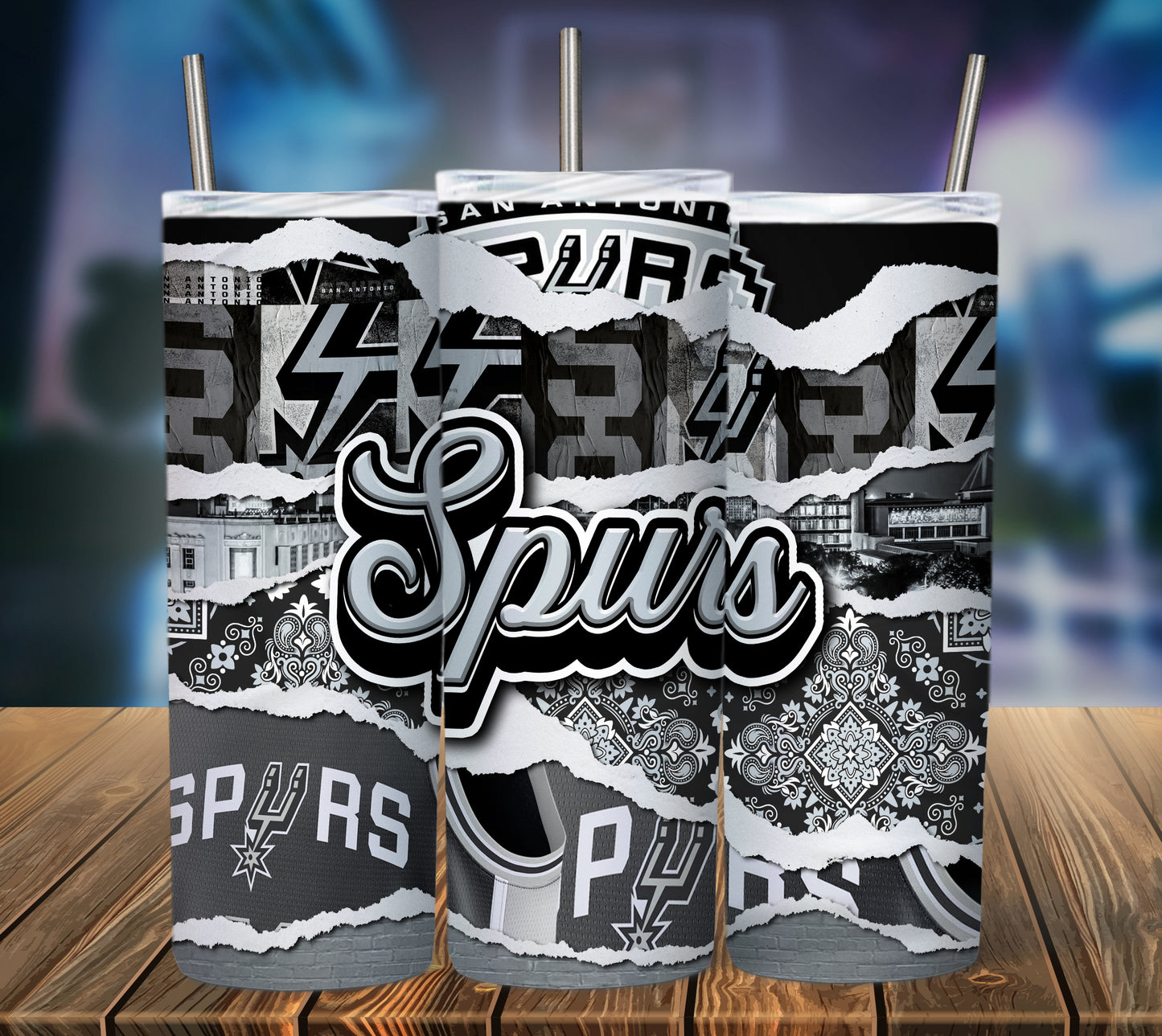 Basketball 20oz Sublimation Tumbler Image