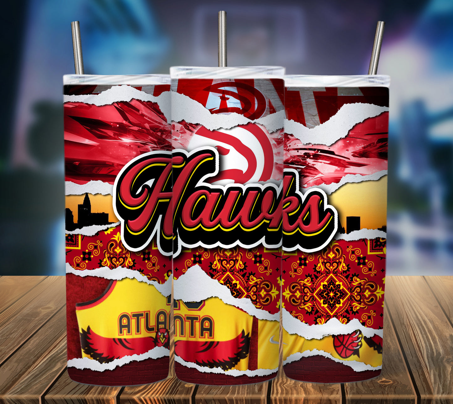 Basketball 20oz Sublimation Tumbler Image