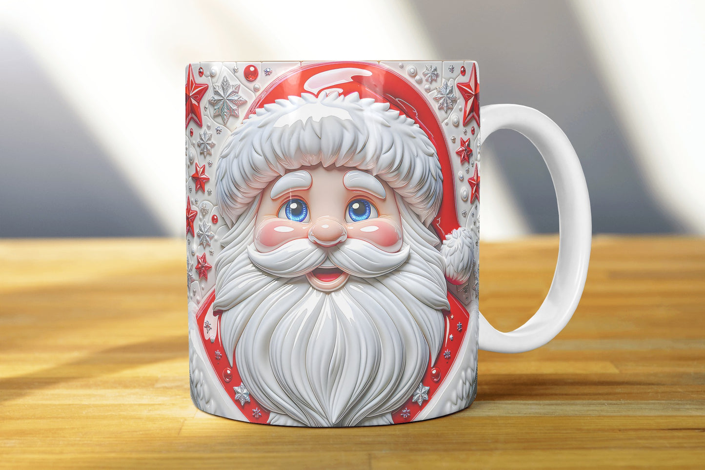 Christmas Claus Sublimation Mug Images Bundle