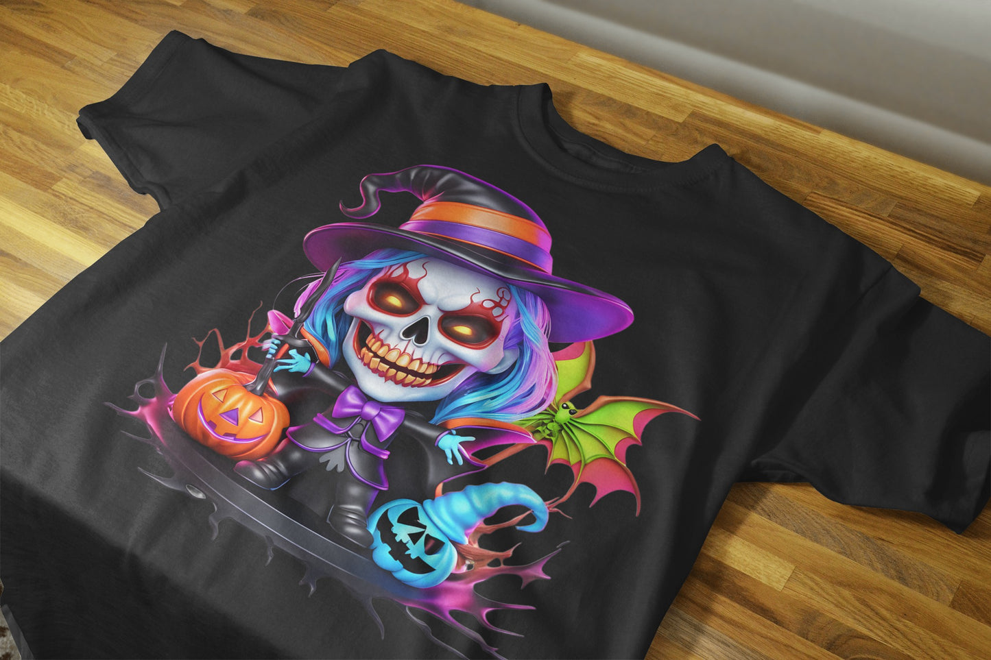 90+ Colorful Halloween Sublimation T-Shirt Images Bundle