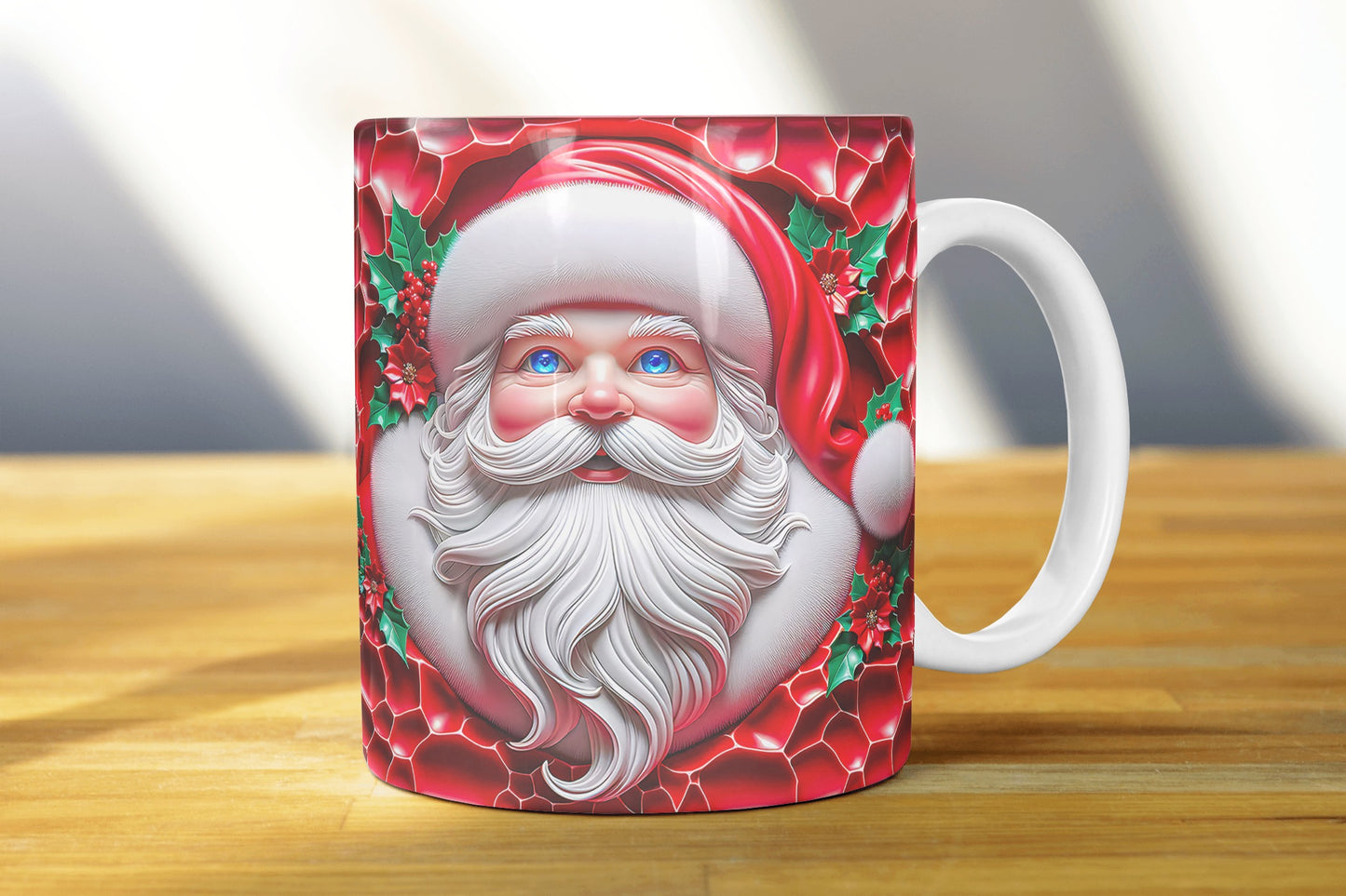 Christmas Claus Sublimation Mug Images Bundle